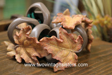 Load image into Gallery viewer, Ceramic Autumn Leaf Ring Napkin Ring Holder