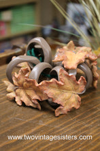 Load image into Gallery viewer, Ceramic Autumn Leaf Ring Napkin Ring Holder