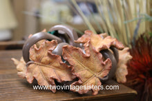Load image into Gallery viewer, Ceramic Autumn Leaf Ring Napkin Ring Holder