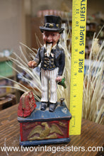 Load image into Gallery viewer, Design Toscano Uncle Sam Cast Iron Mechanical Bank