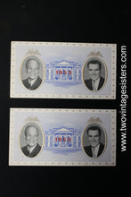 Load image into Gallery viewer, 2 Eisenhower/Nixon Inauguration Tickets January 20 1953

