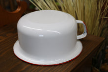 Load image into Gallery viewer, Vintage Federal Vouge Enameled Ware Soup Bowl Basin Pot Handled