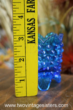 Load image into Gallery viewer, Fenton Glass Blue Hobnail Tooth Pick Holder
