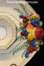 Load image into Gallery viewer, FITZ & FLOYD VENEZIA FRUIT VEGETABLE SERVER DISH PLATTER CHIP & DIP TRAY