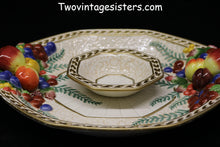 Load image into Gallery viewer, FITZ & FLOYD VENEZIA FRUIT VEGETABLE SERVER DISH PLATTER CHIP & DIP TRAY
