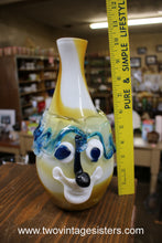 Load image into Gallery viewer, Murano Multi Color Badioli Picasso Clown Glass Art Vase