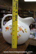 Load image into Gallery viewer, Beverage Pitcher Halls Superior Jewel Tea Autumn Leaf