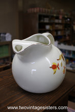 Load image into Gallery viewer, Beverage Pitcher Halls Superior Jewel Tea Autumn Leaf