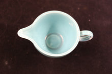 Load image into Gallery viewer, Vintage Homer Laughlin Fiesta Turquoise Ring Handled Creamer