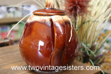 Load image into Gallery viewer, Hull Oven Proof USA Teapot Brown Drip Crestone Dinnerware Mid Century Modern Tea