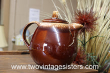 Load image into Gallery viewer, Hull Oven Proof USA Teapot Brown Drip Crestone Dinnerware Mid Century Modern Tea