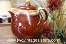 Load image into Gallery viewer, Hull Oven Proof USA Teapot Brown Drip Crestone Dinnerware Mid Century Modern Tea