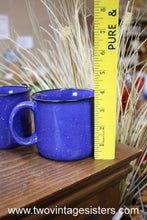 Load image into Gallery viewer, Von Pok &amp; Chang Blue Speckled Ceramic Stoneware Coffee Mug
