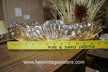 Load image into Gallery viewer, Jeannette Glass Marigold Glass Gondola Bowl
