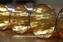 Load image into Gallery viewer, Jeannette Hex Optic Iridescent Marigold Juice Cups