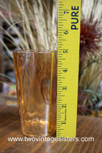 Load image into Gallery viewer, Jeannette Hex Optic Iridescent Marigold Juice Cups