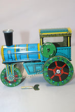 Load image into Gallery viewer, Road Roller Tractor Metal wind-up toy Kovap