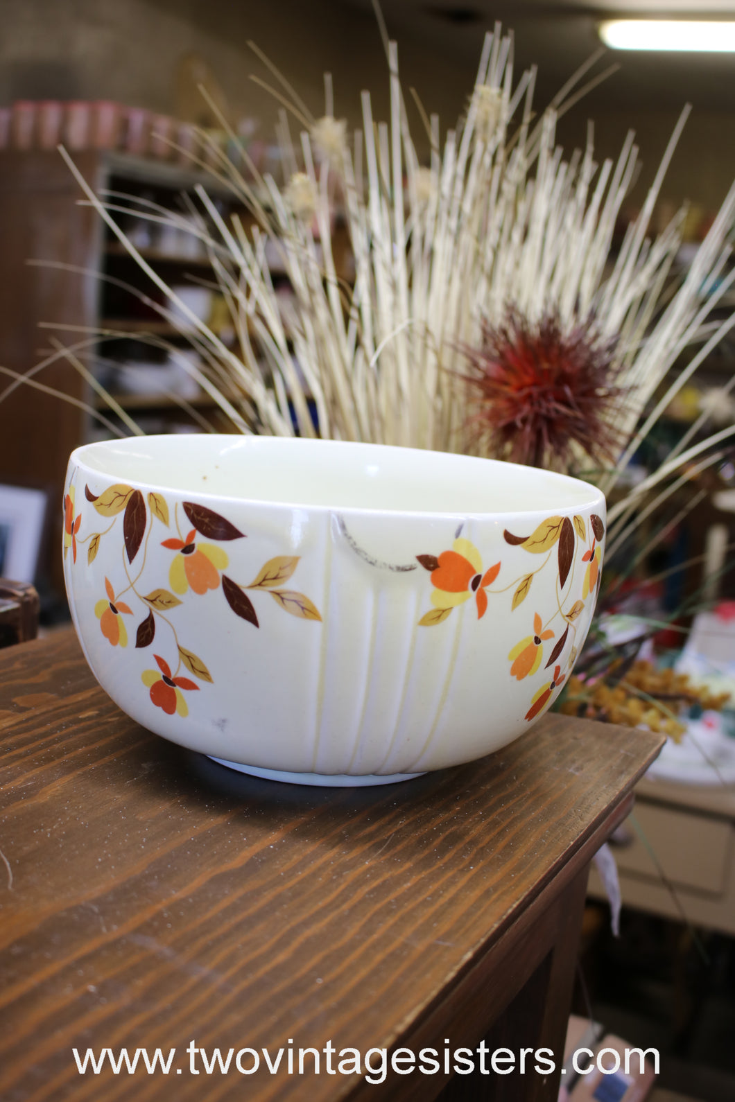 Mixing Bowl Halls Superior Kitchenware Jewel Tea Autumn Leaf