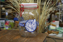 Load image into Gallery viewer, Pillsbury Dough Boy Anchor Hocking Glass Canister Poppin Fresh
