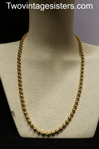 Premier Designs Gold Beaded Necklace 