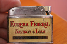 Load image into Gallery viewer, Little Billboard Lighter Eureka Federal Savings &amp; Loan Emporia Ks
