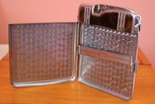 Load image into Gallery viewer, Ronson Ten A Case Lighter 1940s Mocha Enameled Cig Card Cash Case