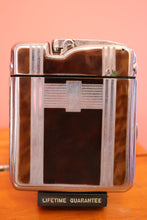Load image into Gallery viewer, Ronson Ten A Case Lighter 1940s Mocha Enameled Cig Card Cash Case