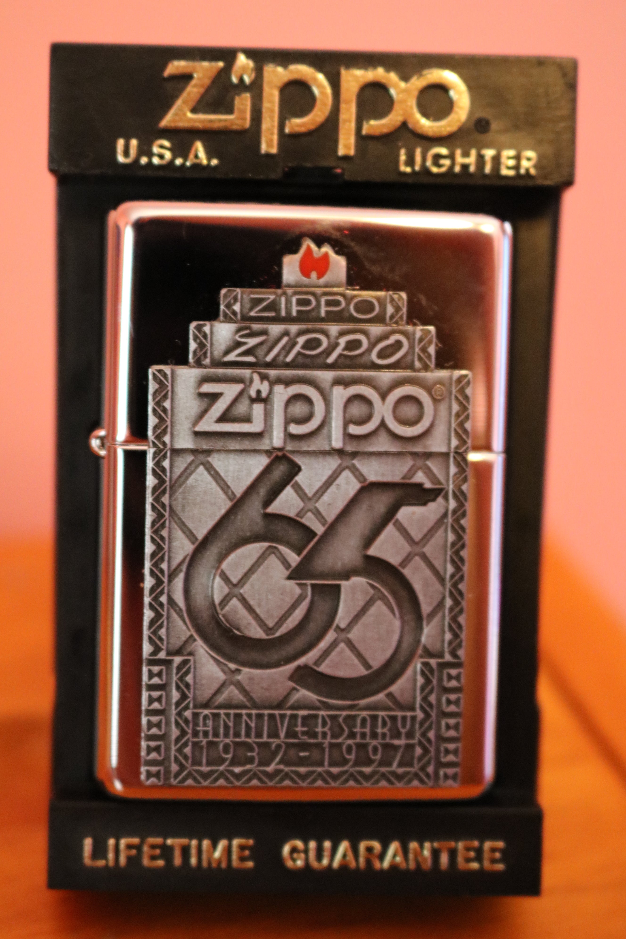 Zippo 65th Anniversary 1997 Limited Edition Collectible 1932-1997 Ligh