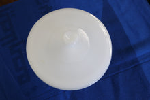 Load image into Gallery viewer, Vintage Federal Glass 1 1/2 Qt Mixing Bowl Blue Floral FEG29