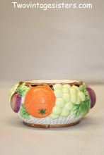 Load image into Gallery viewer, Fits and Floyd Classic Porcelain Candleholder Fruit Ornament 1992