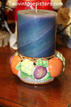 Load image into Gallery viewer, Fits and Floyd Classic Porcelain Candleholder Fruit Ornament 1992