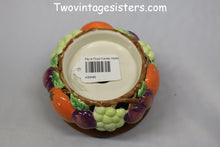 Load image into Gallery viewer, Fits and Floyd Classic Porcelain Candleholder Fruit Ornament 1992