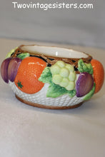 Load image into Gallery viewer, Fits and Floyd Classic Porcelain Candleholder Fruit Ornament 1992