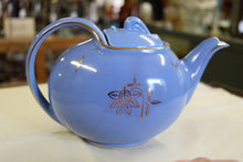 Load image into Gallery viewer, Hall Hook Cover Cadet Blue Gold Standard 6 Cup Teapot
