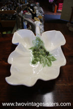 Load image into Gallery viewer, 1950s Hull Pottery Ceramic Grapes Serving Platter
