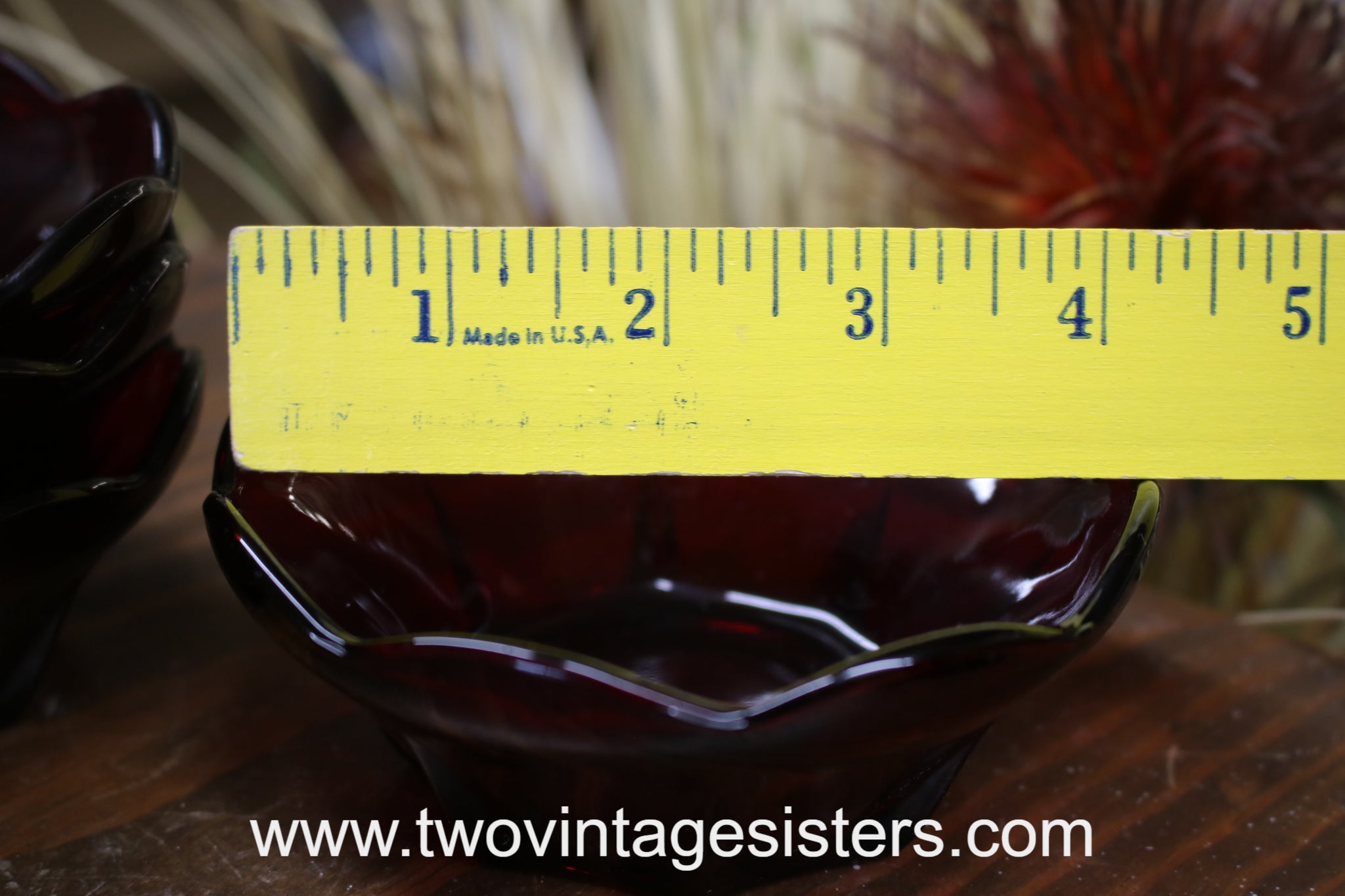 Anchor Hocking Ruby Red Berry Bowls