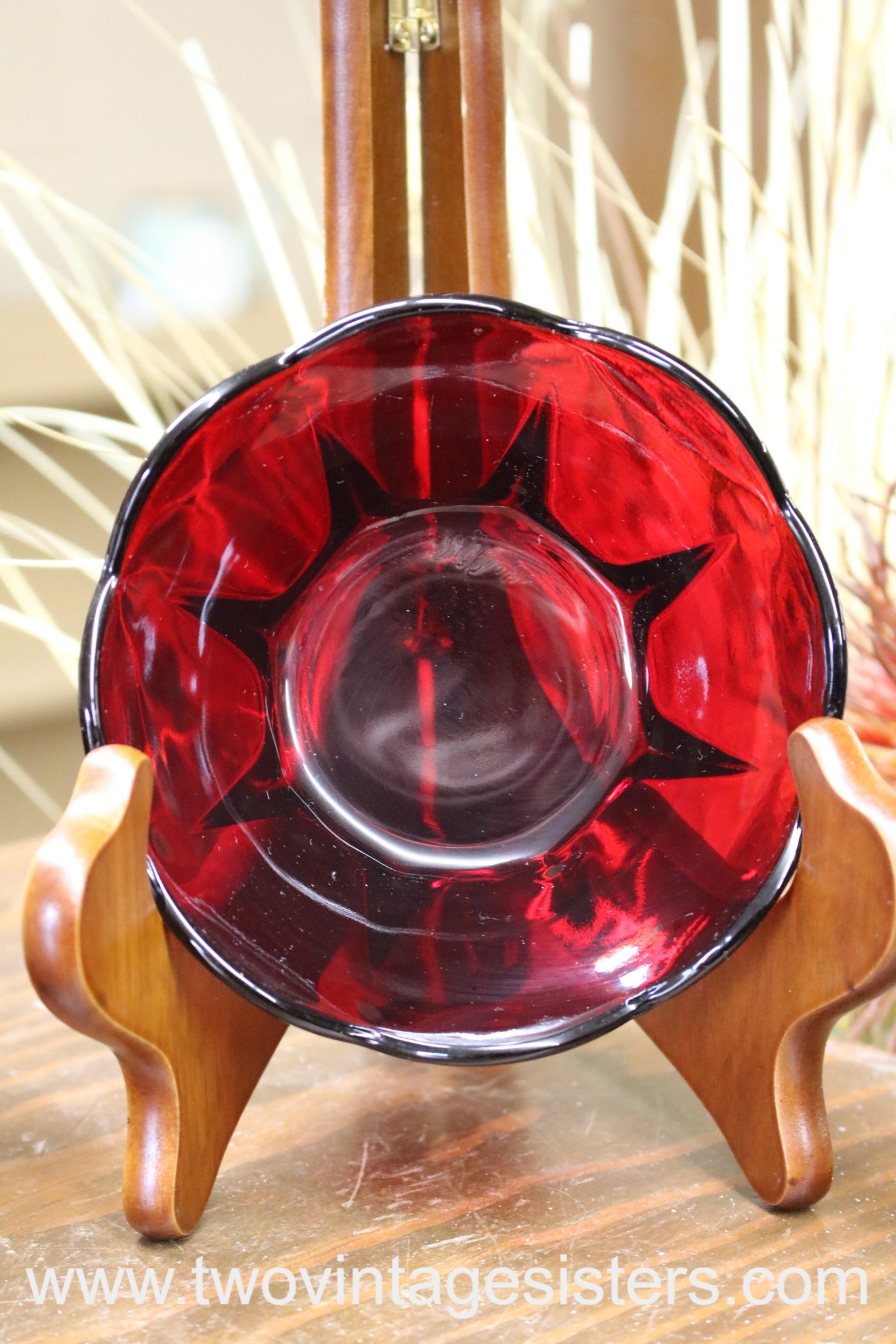 Anchor Hocking Ruby Red Berry Bowls