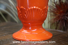 Load image into Gallery viewer, Anchor Hocking Vitroc Orange Glass Art Deco Vase

