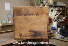 Load image into Gallery viewer, Dictionary Of American Biography Wooden Storage Box
