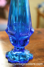 Load image into Gallery viewer, Fenton Colonial Blue Bud Vase
