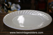 Load image into Gallery viewer, Fire King Ivory Swirl Milk Glass Dinner Plates
