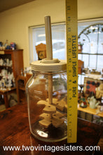 Load image into Gallery viewer, Hazel Atlas Glass Butter Churn
