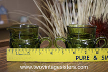 Load image into Gallery viewer, Indiana Glass Green Kings Crown Thumbprint Creamer Sugar
