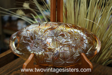 Load image into Gallery viewer, Indiana Glass Lily Pons Amberina Oval Relish Dish
