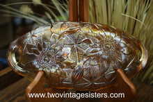 Load image into Gallery viewer, Indiana Glass Lily Pons Amberina Oval Relish Dish
