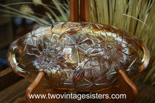 Load image into Gallery viewer, Indiana Glass Lily Pons Amberina Oval Relish Dish
