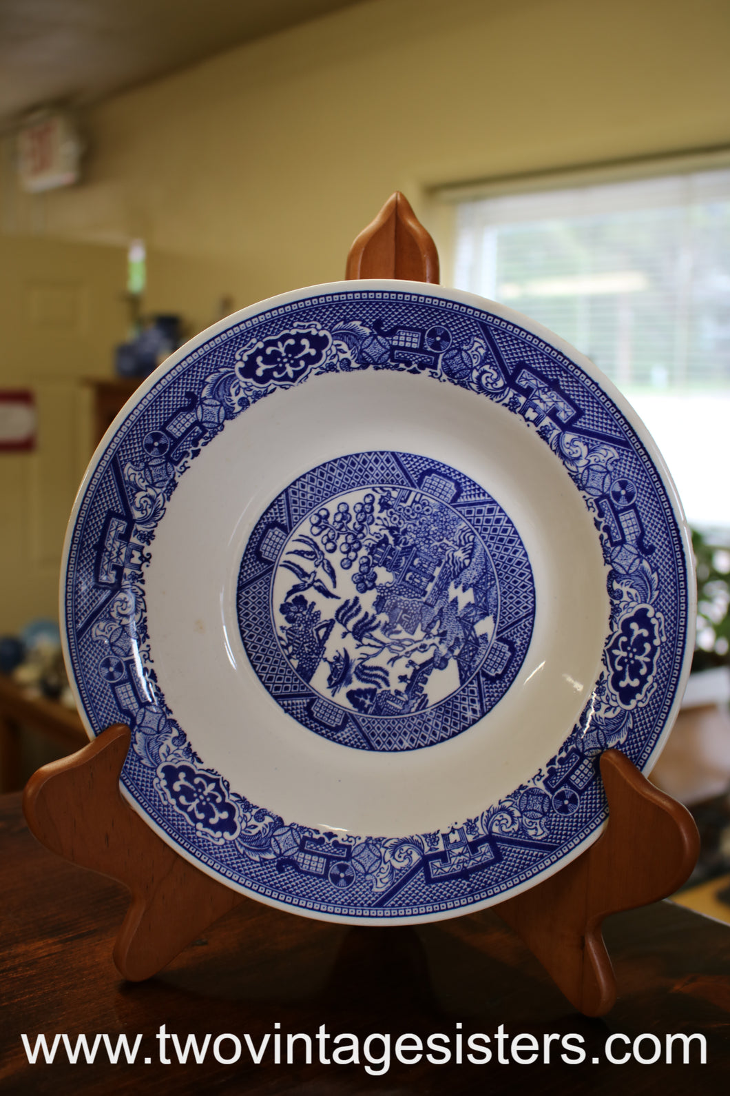 Johnson Bros England Blue Willow Serving Bowl