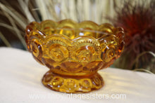 Load image into Gallery viewer, L.E Smith Amber Glass Candy Dish
