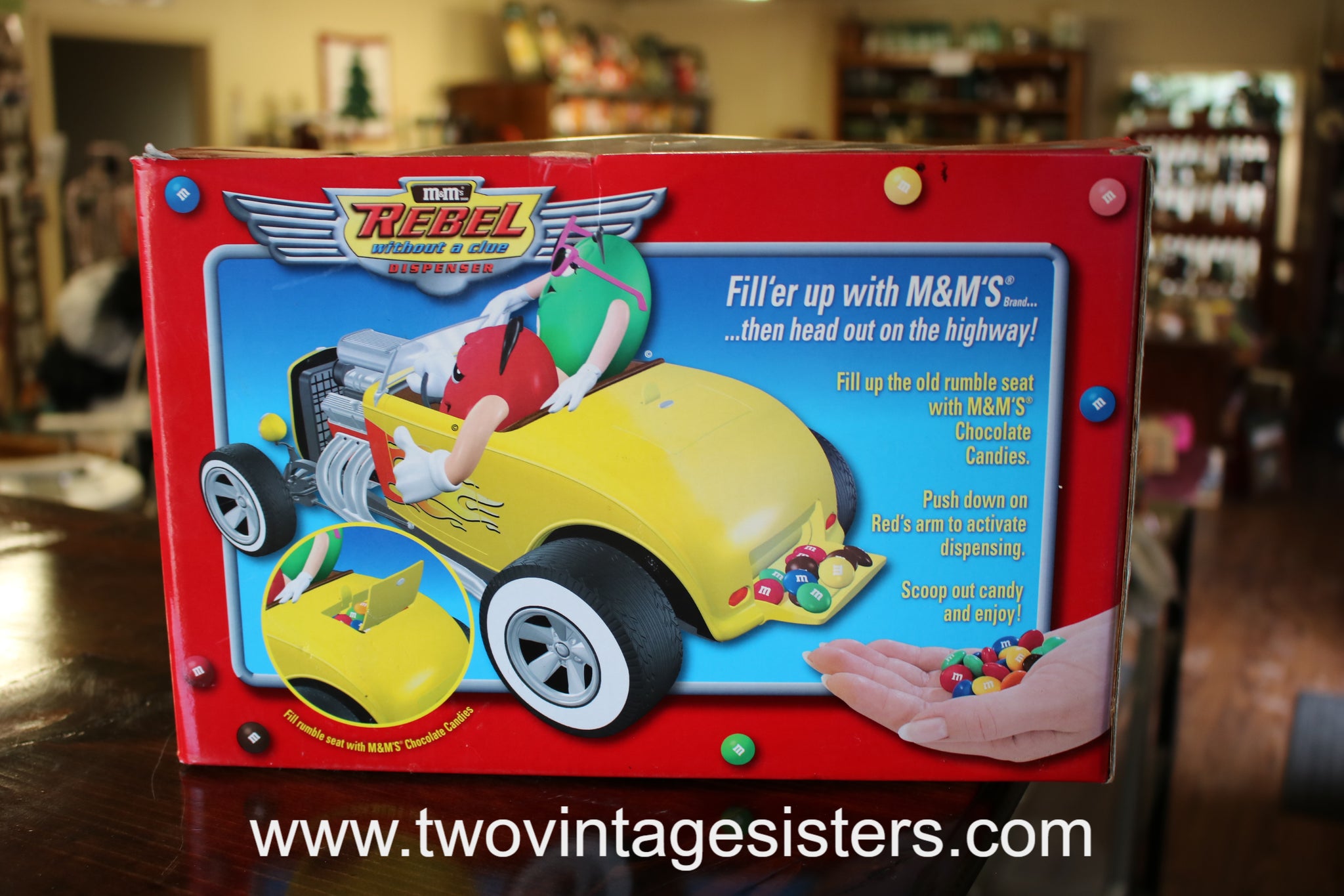 M&M Rebel Hot Rod Candy Dispenser