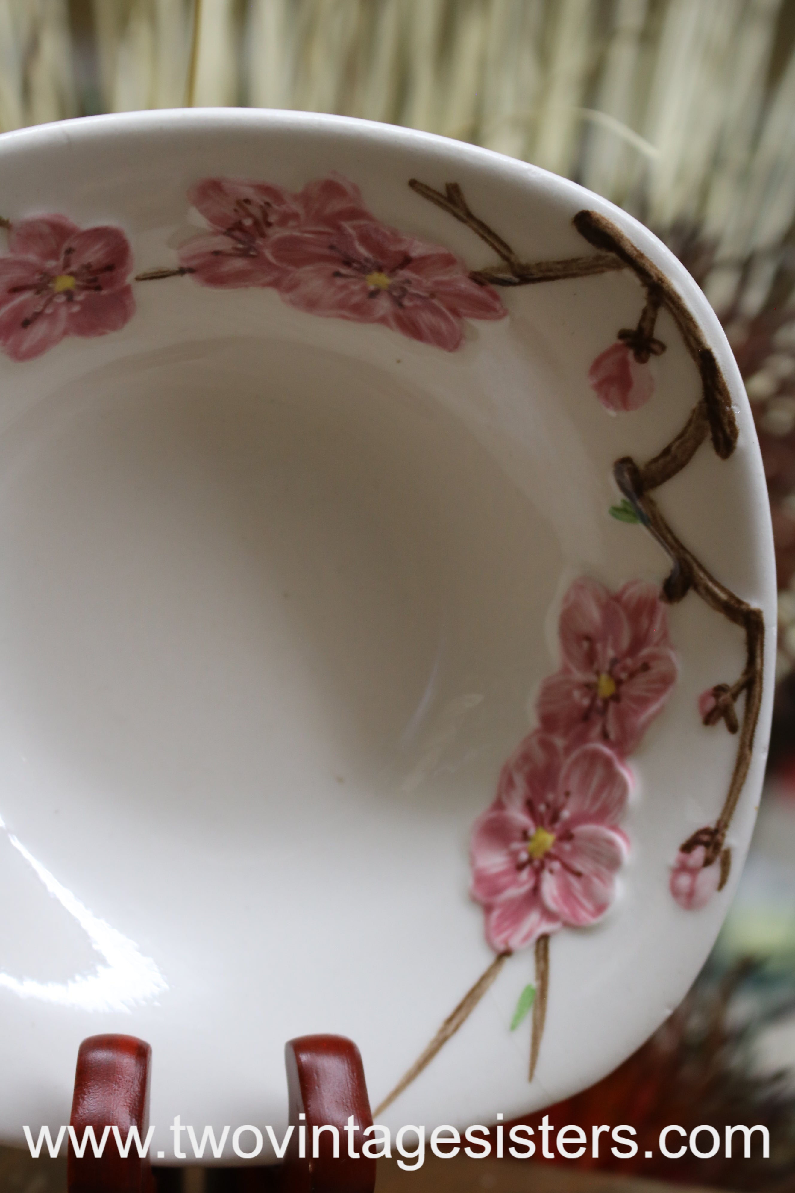 Metlox Poppytrail Peach Blossom Fruit Bowl